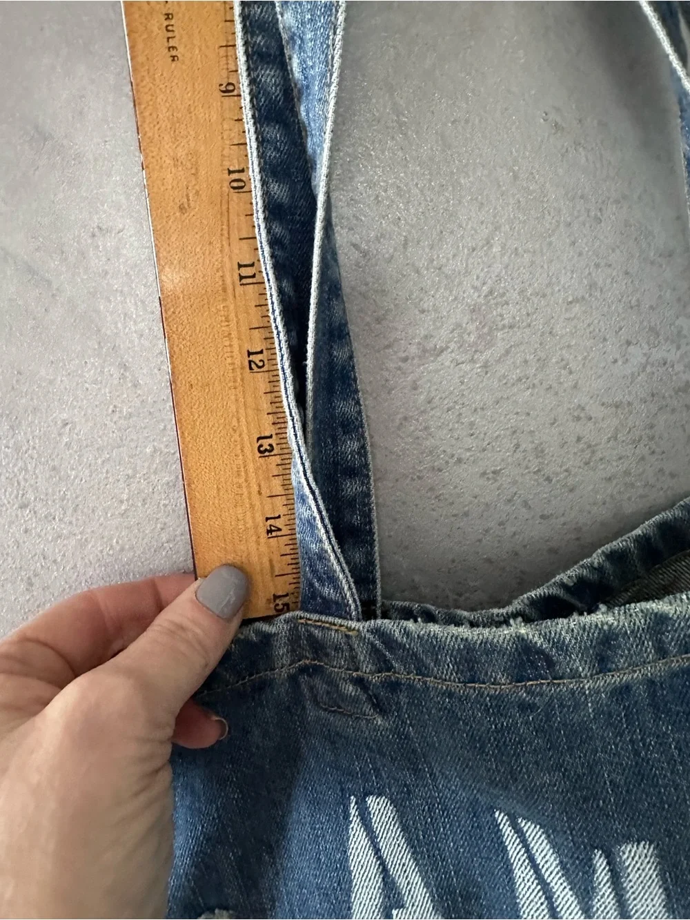 AMERICAN EAGLE DENIM TOTE BAG
